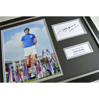 John Greig SIGNED FRAMED Photo Autograph 16x12 display Rangers Football PROOF COA & AFTAL Memorabilia PERFECT GIFT 