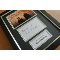 David Bradley Signed A4 FRAMED Photo Autograph Display Harry Potter Filch & COA PERFECT GIFT