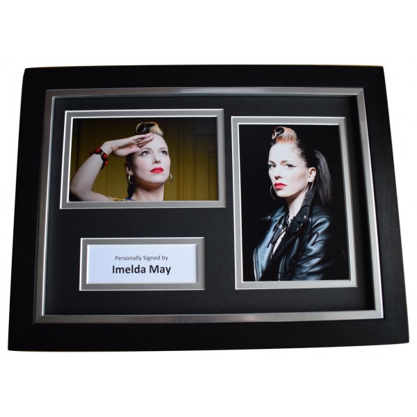Imelda May Signed A4 FRAMED Autograph Photo Display Music  AFTAL  COA Memorabilia PERFECT GIFT