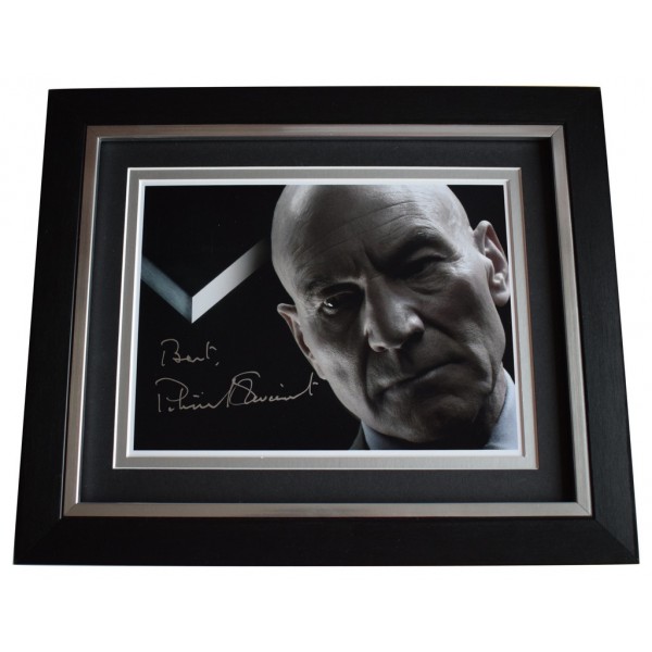 Patrick Stewart Signed 10x8 Framed Autograph Photo Display Star Trek Film COA 