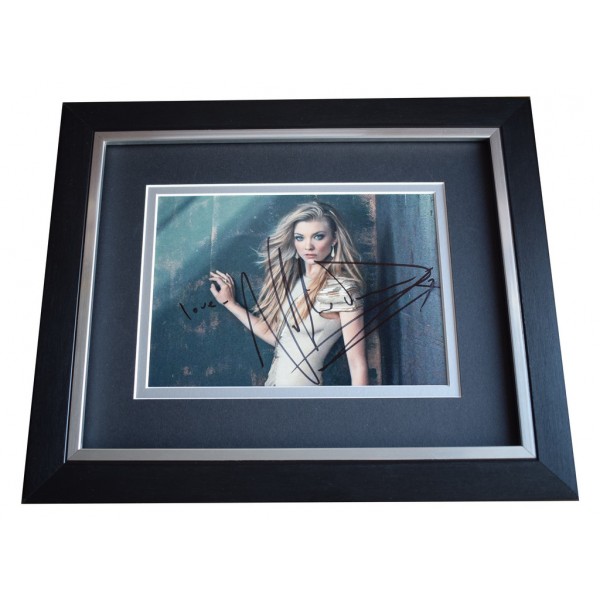 Natalie Dormer SIGNED 10x8 FRAMED Photo Autograph Display Game of Thrones  AFTAL  COA Memorabilia PERFECT GIFT