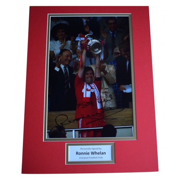 Ronnie Whelan SIGNED autograph 16x12 photo display Liverpool Football  AFTAL  COA Memorabilia PERFECT GIFT