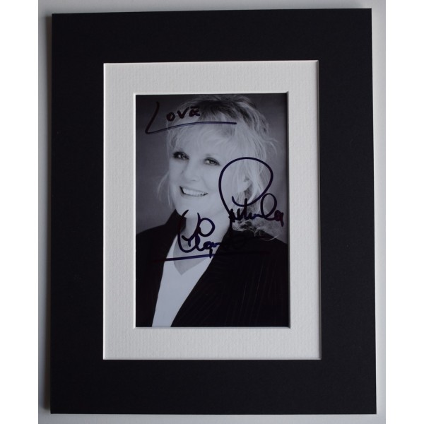 Petula Clark Signed Autograph 10x8 photo mount display Music AFTAL &  COA Memorabilia PERFECT GIFT