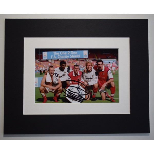 Nigel Winterburn Signed Autograph 10x8 photo display Arsenal Football AFTAL &  COA Memorabilia PERFECT GIFT