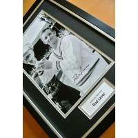 ROD LAVER HAND SIGNED & FRAMED AUTOGRAPH PHOTO DISPLAY TENNIS LEGEND GIFT & COA   PERFECT GIFT 
