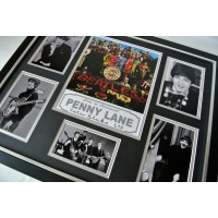 Peter Blake SIGNED FRAMED Huge Photo Autograph display Beatles Music Art COA   PERFECT GIFT 