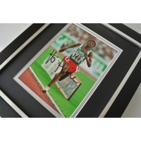 Haile Gebrselassie SIGNED 10x8 FRAMED Photo Autograph Display Marathon & COA   PERFECT GIFT 