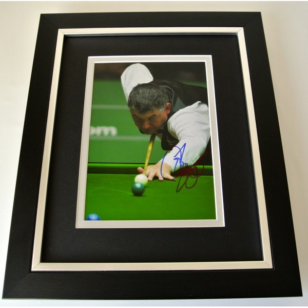 John Parrott SIGNED 10x8 FRAMED Photo Autograph Display Snooker Sport & COA   PERFECT GIFT 