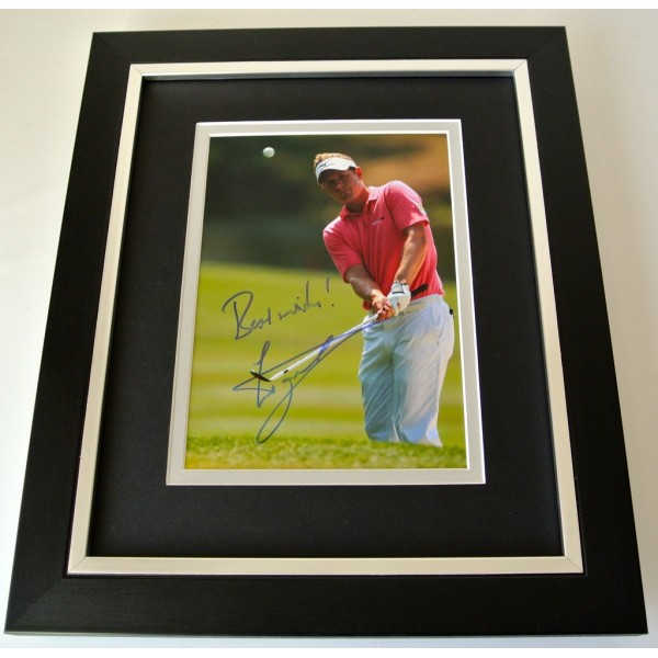   Luke Donald SIGNED 10x8 FRAMED Photo Mount Autograph Display Golf Sport COA   PERFECT GIFT 