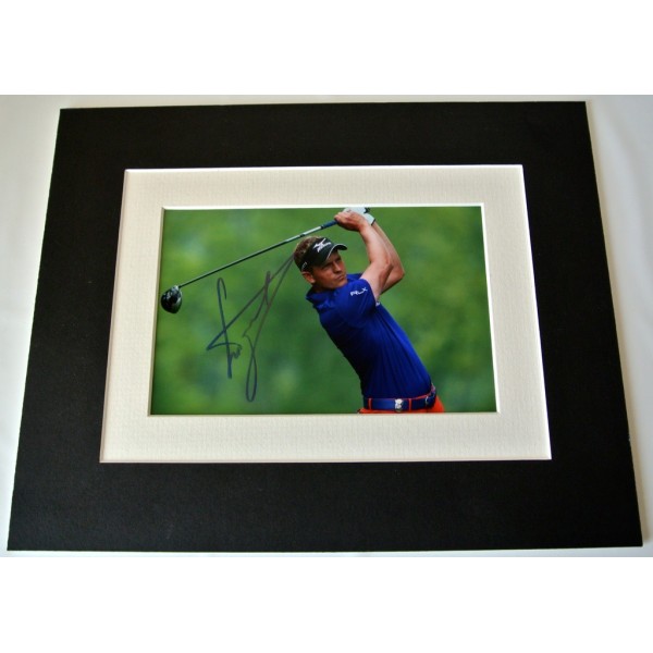 Luke Donald Signed Autograph 10x8 photo mount display Golf Memorabilia & COA  PERFECT GIFT 