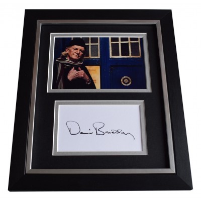 David Bradley SIGNED 10x8 FRAMED Photo Mount Autograph Display Doctor Who  AFTAL  COA Memorabilia PERFECT GIFT