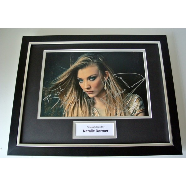 Natalie Dormer SIGNED FRAMED Photo Autograph 16x12 display Game of Thrones & COA  PERFECT GIFT 