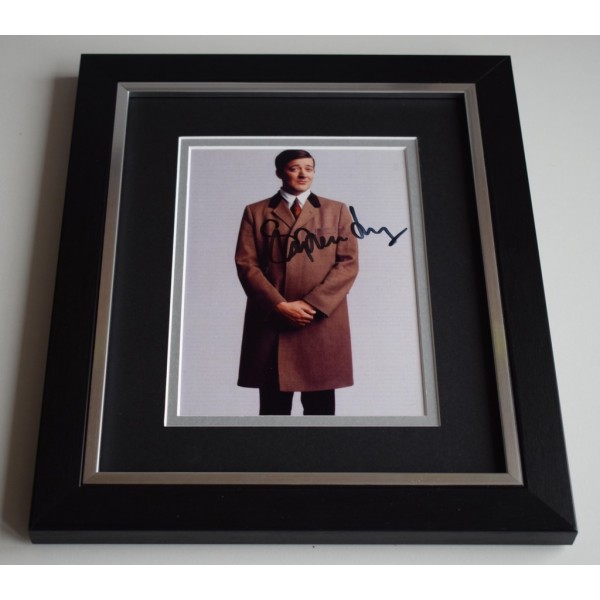 Stephen Fry SIGNED 10X8 FRAMED Photo Autograph Film TV Jeeves Wooster   AFTAL & COA Memorabilia PERFECT GIFT