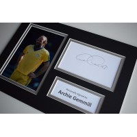 Archie Gemmill Signed Autograph A4 photo display Birmingham Football  AFTAL &  COA Memorabilia PERFECT GIFT