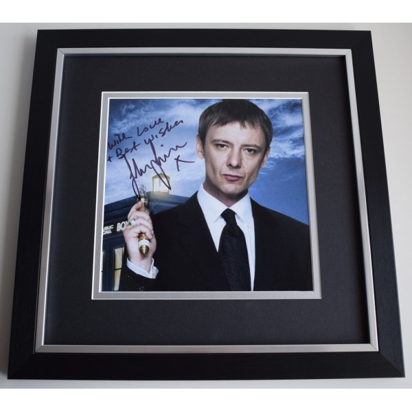 John Simm SIGNED Framed LARGE Square Photo Autograph display Doctor Who TV AFTAL &  COA Memorabilia PERFECT GIFT