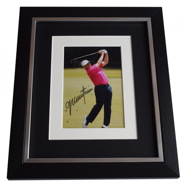 Colin Montgomerie SIGNED 10x8 FRAMED Photo Autograph Display Golf Sport    AFTAL  COA Memorabilia PERFECT GIFT