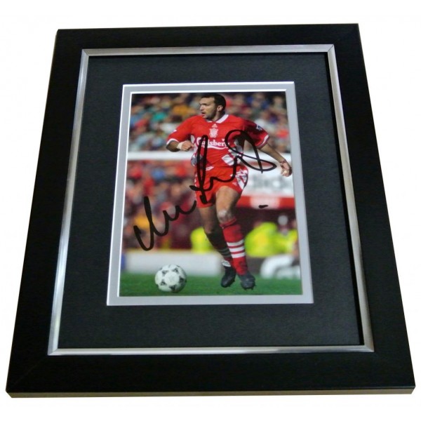 Neil Ruddock Signed 10x8 FRAMED Photo Autograph Display Liverpool PROOF & COA PERFECT GIFT