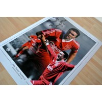 Neil Ruddock SIGNED 16x12 Photo Autograph Liverpool Football Signing PROOF & COA AFTAL MEMORABILIA