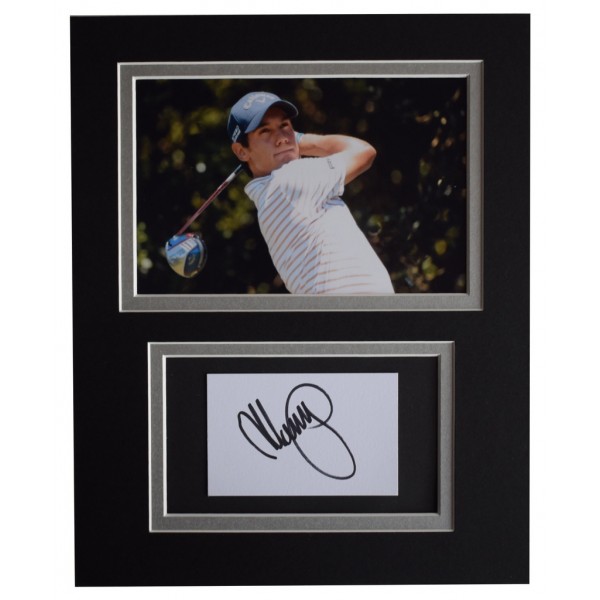 Matteo Manassero Signed Autograph 10x8 photo display Golf Sport AFTAL  COA Memorabilia PERFECT GIFT