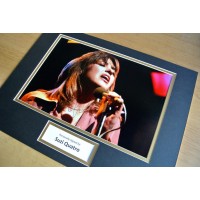 Suzi Quatro SIGNED autograph 16x12 photo mount display Music  AFTAL & COA Memorabilia PERFECT GIFT