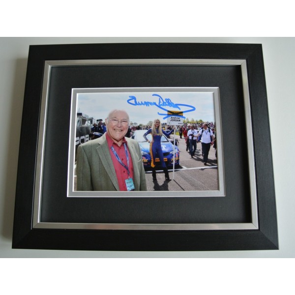 Murray Walker SIGNED 10x8 FRAMED Photo Autograph Display Formula 1 Sport & COA     PERFECT GIFT 