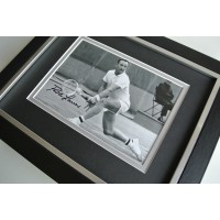 Rod Laver SIGNED 10x8 FRAMED Photo Autograph Display Tennis Memorabilia & COA      PERFECT GIFT 
