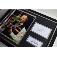 John Higgins SIGNED FRAMED Photo Autograph 16x12 display Snooker AFTAL & COA Memorabilia PERFECT GIFT