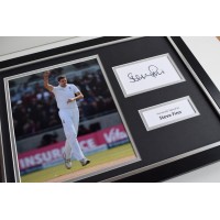 Steve Finn SIGNED FRAMED Photo Autograph 16x12 display Cricket  AFTAL & COA Memorabilia PERFECT GIFT