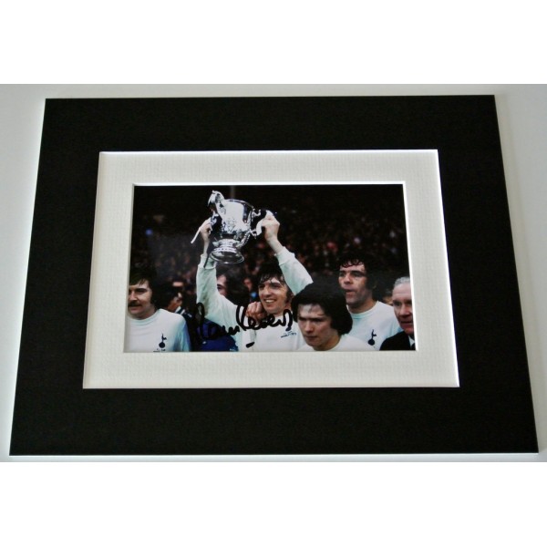 Martin Peters Signed Autograph 10x8 photo mount display Tottenham Hotspur & COA   PERFECT GIFT