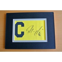 RUDI VOLLER HAND SIGNED CAPTAINS ARMBAND & free mount display GERMANY & COA RUDI VOLLER HAND SIGNED CAPTAINS ARMBAND & free mount display GERMANY & COA