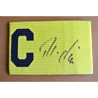 RUDI VOLLER HAND SIGNED CAPTAINS ARMBAND & free mount display GERMANY & COA