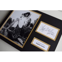 Sophia Loren SIGNED autograph 16x12 photo display Hollywood Film AFTAL & COA Memorabilia PERFECT GIFT