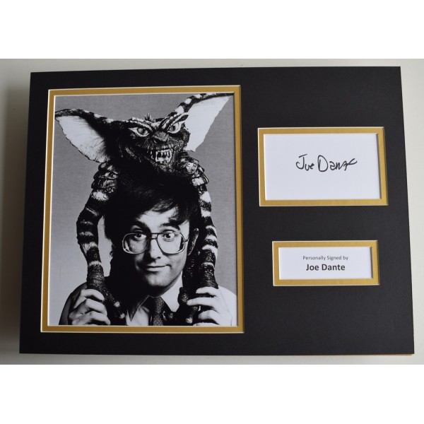 Joe Dante SIGNED autograph 16x12 photo display Gremlins Film  AFTAL & COA Memorabilia PERFECT GIFT