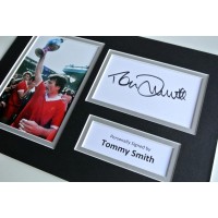Tommy Smith SIGNED autograph A4 Photo Mount Display Liverpool Football  AFTAL & COA Memorabilia PERFECT GIFT