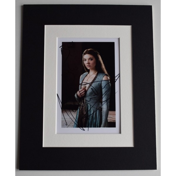 Natalie Dormer Signed Autograph 10x8 photo display Game of Thrones TV AFTAL  COA Memorabilia PERFECT GIFT