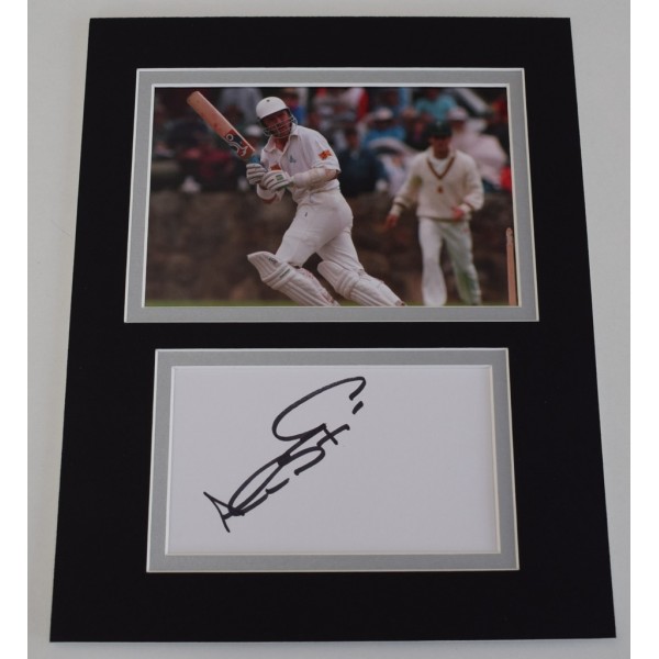 Alec Stewart Signed Autograph 10x8 photo mount display England Cricket AFTAL  COA Memorabilia PERFECT GIFT