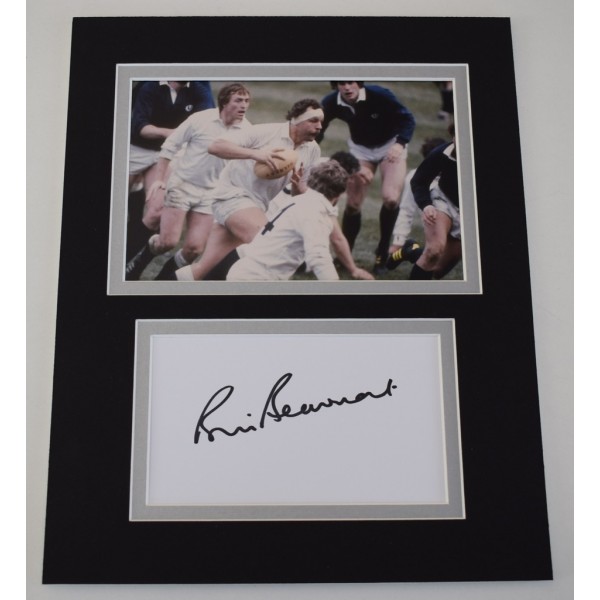 Bill Beaumont Signed Autograph 10x8 photo display England Rugby Union  AFTAL  COA Memorabilia PERFECT GIFT