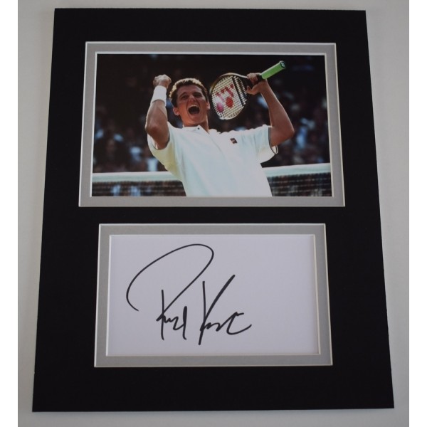 Richard Krajicek Signed Autograph 10x8 photo display Tennis Sport  AFTAL  COA Memorabilia PERFECT GIFT