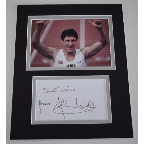 Allan Wells Signed Autograph 10x8 photo display Olympics 100m Sport AFTAL  COA Memorabilia PERFECT GIFT