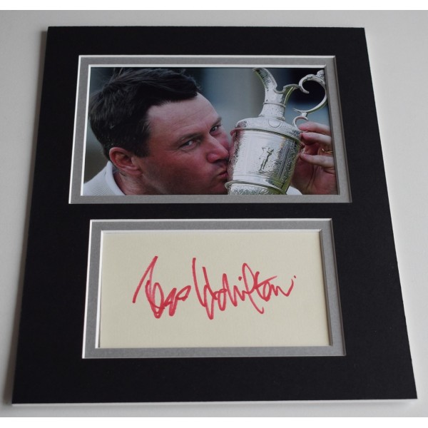 Todd Hamilton Signed Autograph 10x8 photo display Golf Sport   AFTAL  COA Memorabilia PERFECT GIFT