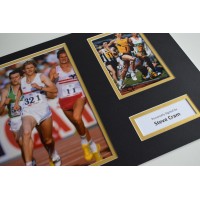 Steve Cram SIGNED autograph 16x12 photo display Olympics LA 1984 AFTAL & COA Memorabilia PERFECT GIFT
