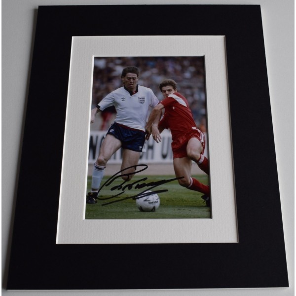 Chris Waddle Signed Autograph 10x8 photo display Tottenham Hotspur Football AFTAL  COA Memorabilia 