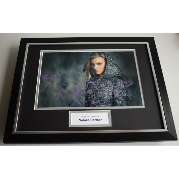 Natalie Dormer SIGNED FRAMED Photo Autograph 16x12 display Game of Thrones   AFTAL & COA Memorabilia PERFECT GIFT