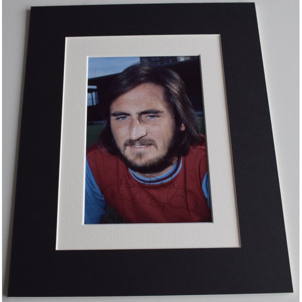 Frank Lampard Snr Signed Autograph 10x8 photo display West Ham United  AFTAL  COA Memorabilia 