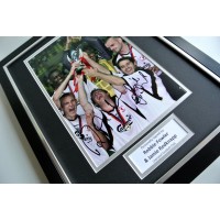 Fowler & Redknapp SIGNED FRAMED Photo Autograph x2 16x12 display Liverpool & COA   PERFECT GIFT
