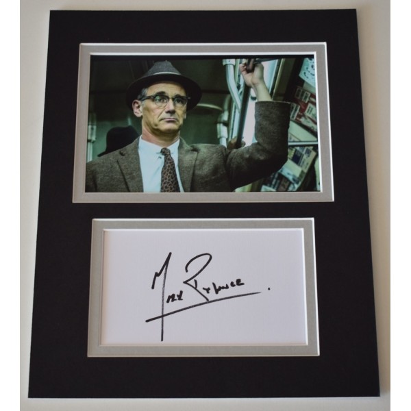 Mark Rylance Signed Autograph 10x8 photo display Bridge of Spies Film  AFTAL  COA Memorabilia PERFECT GIFT