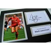 Mark Lawrenson SIGNED autograph A4 Photo Mount Display Liverpool Football  AFTAL & COA Memorabilia PERFECT GIFT