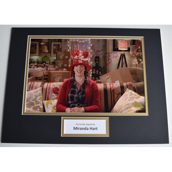 Miranda Hart SIGNED autograph 16x12 photo display TV Comedy  AFTAL  COA Memorabilia PERFECT GIFT