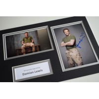 Damian Lewis Signed Autograph A4 photo display Homeland   AFTAL & COA Memorabilia PERFECT GIFT