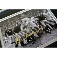 Bill Beaumont Signed 10x8 FRAMED photo Autograph display England Rugby PROOF COA